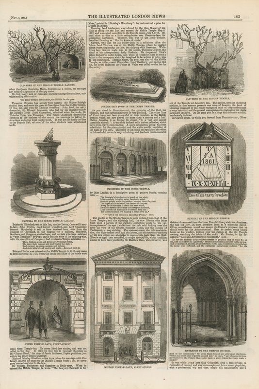 Illustrations de Temple - English School