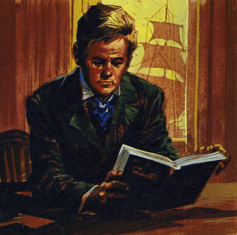 En Angleterre, Conrad a commencé à apprendre l