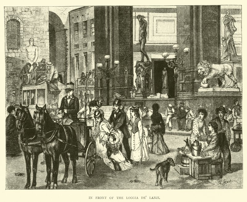 Devant la Loggia de Lanzi - English School