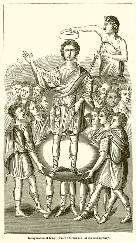 Inauguration du roi - English School