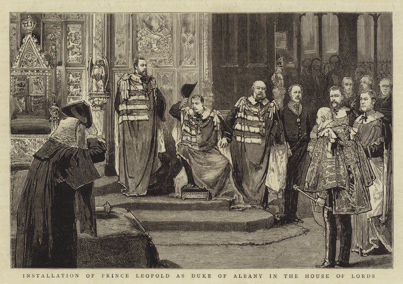 Installation du Prince Léopold comme Duc d