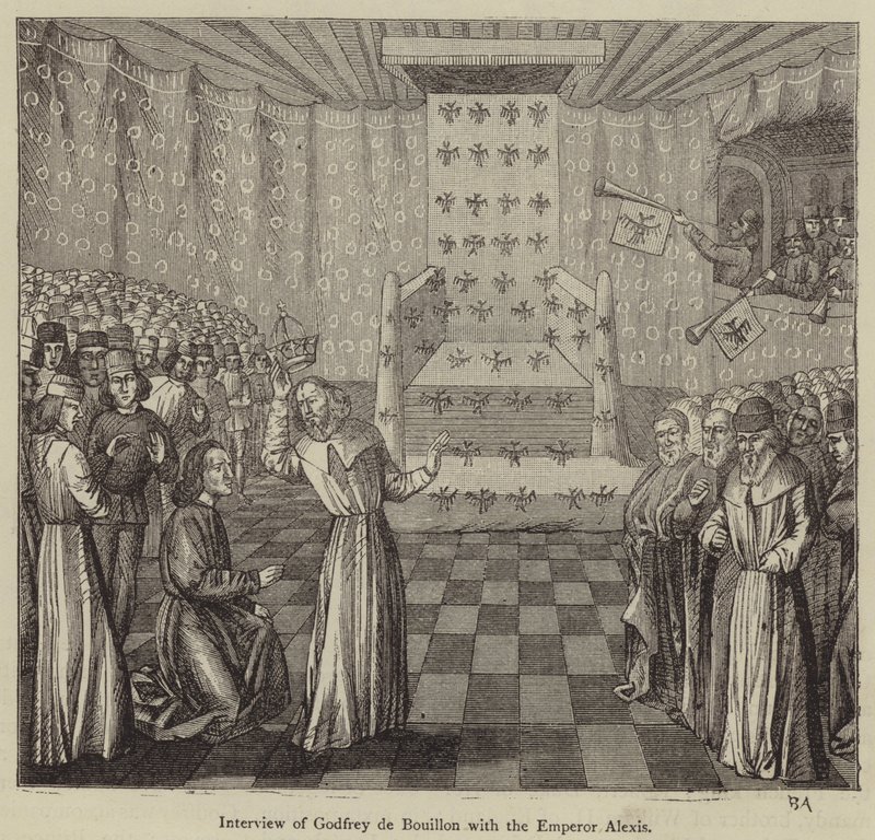 Entrevue de Godefroy de Bouillon avec l