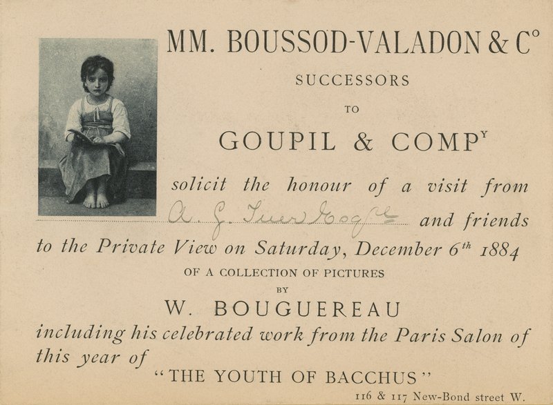 Invitation à une exposition d