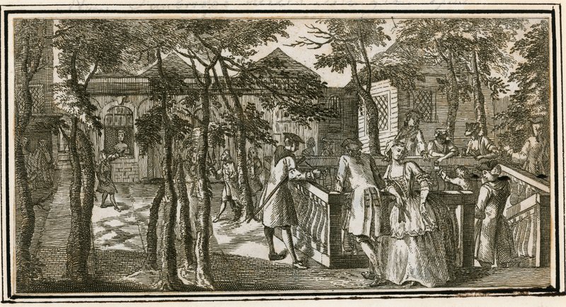 Islington Spa, anciennement New Tunbridge Wells, 1735 - English School