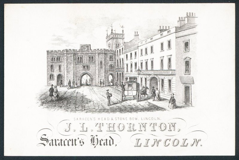 J L Thornton, carte de visite - English School