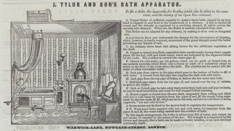 Appareil de Bain de J Tylor et Fils - English School