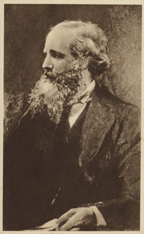 James Clerk Maxwell (1831-1879), physicien théoricien écossais (litho) - English School