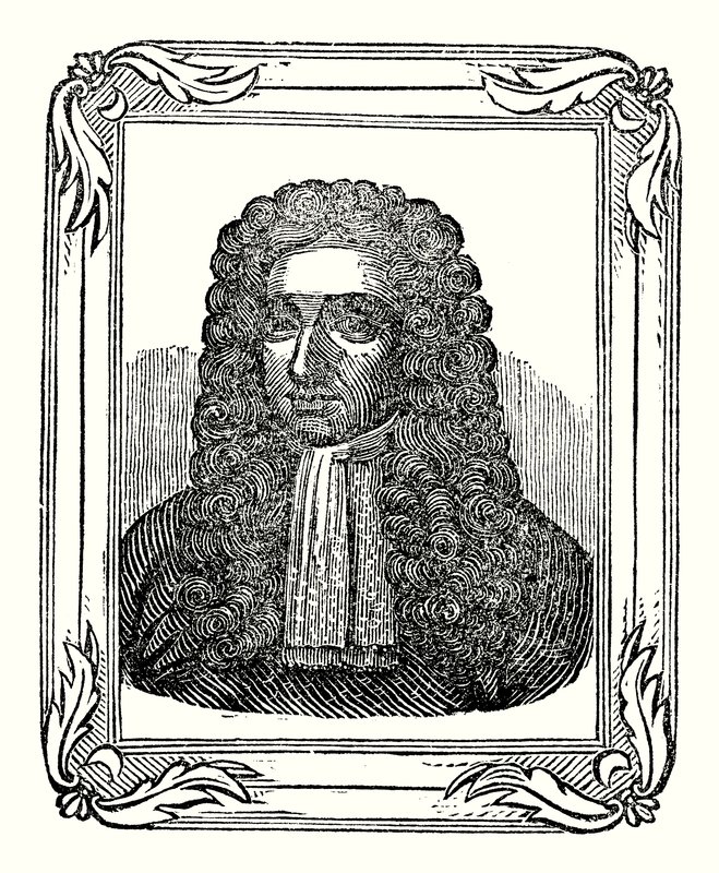 Jacques II est né en 1633, couronné en 1685, et mort en 1701 (gravure) - English School