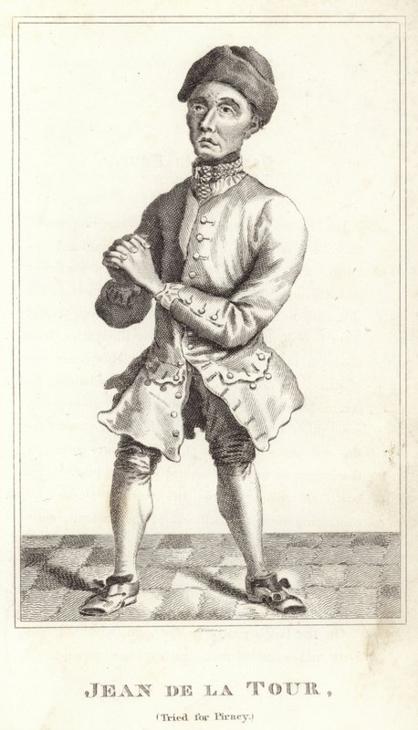 Jean de la Tour, jugé pour piraterie - English School