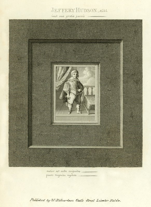 Jeffery Hudson, nain - English School