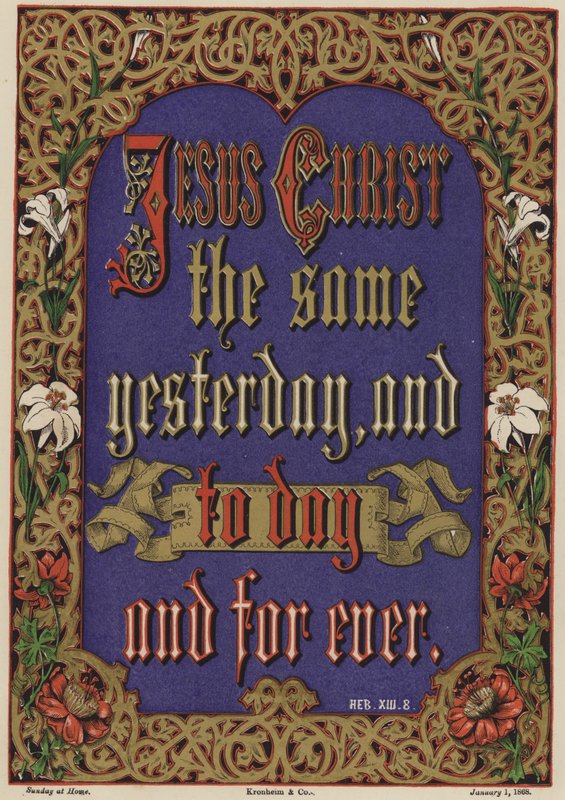 Jésus-Christ le même hier, aujourd