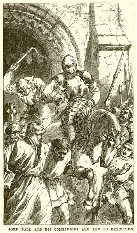 John Ball et ses Compagnons sont Conduits à l