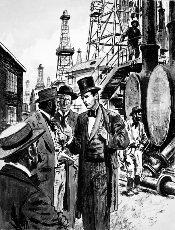 John D Rockefeller et Samuel Andrews, un fabricant de bougies, ont vu l