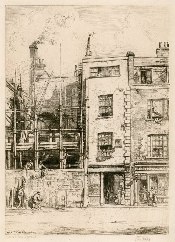La maison de John Dryden, Fetter Lane - English School