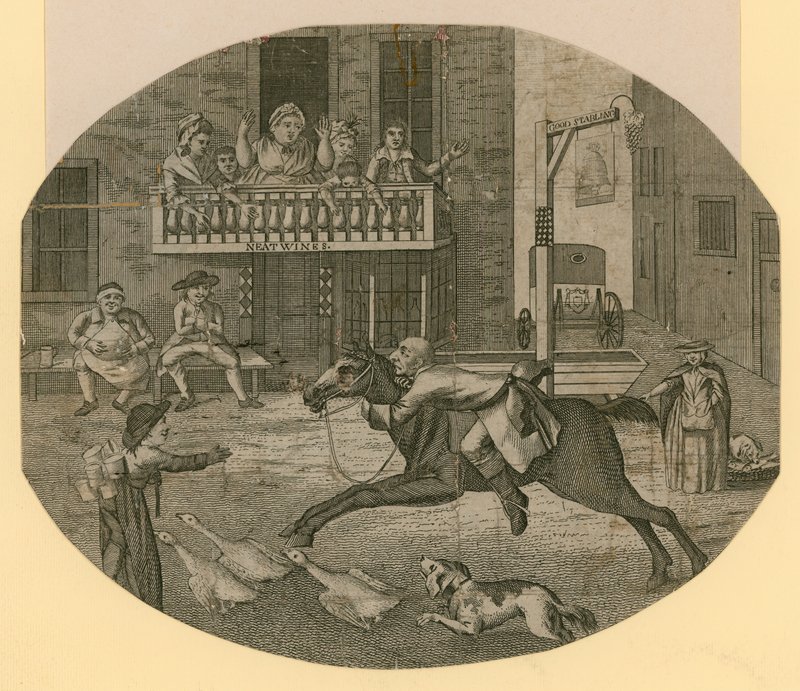 John Gilpin de Cheapside, Londres, allant plus loin qu