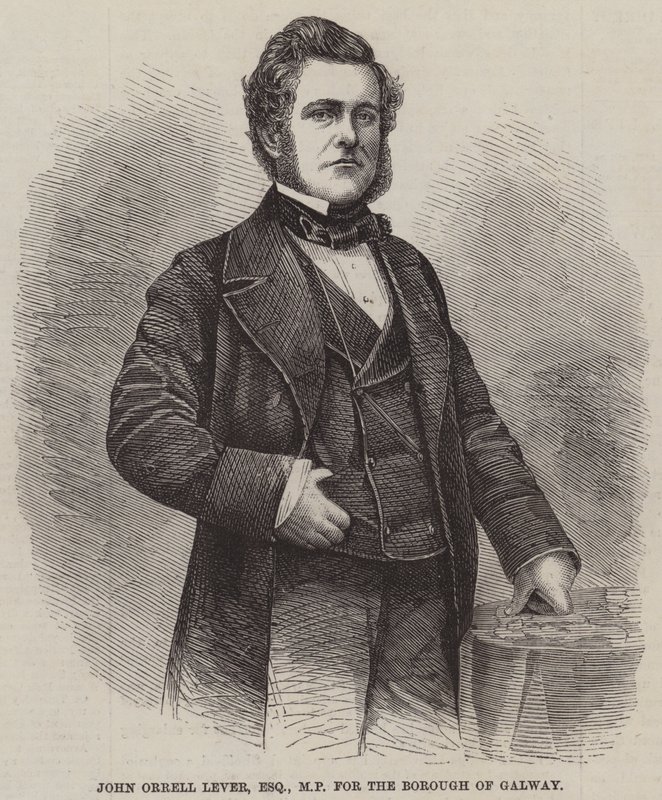 John Orrell Lever, Esquire, député pour le Borough de Galway (gravure) - English School