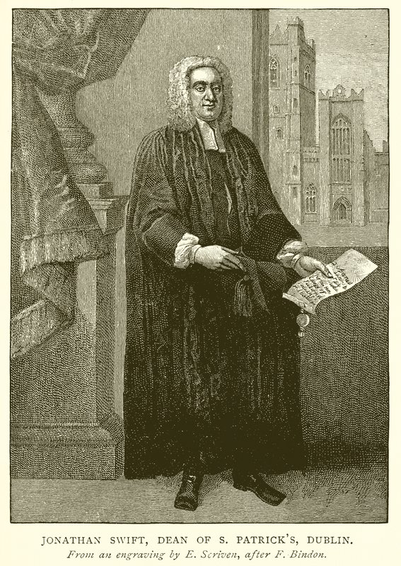 Jonathan Swift, doyen de Saint-Patrick, Dublin - English School
