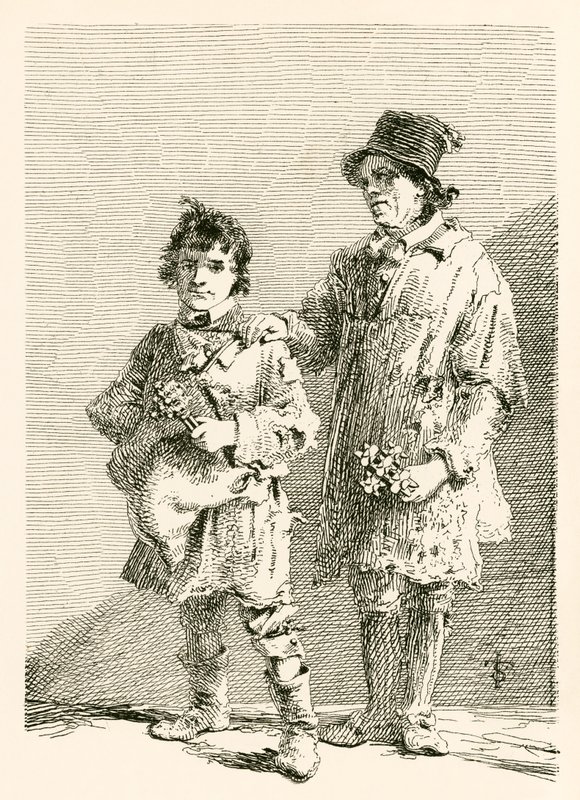 Joseph Thake et son fils, qui fabriquaient des puzzles à cliquetis - English School