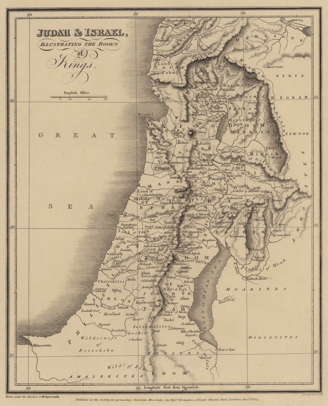 Juda et Israël, illustrant les livres des Rois - English School