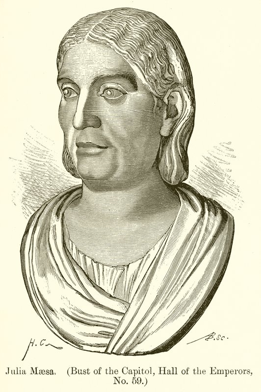 Julia Maesa (Buste du Capitole, Salle des Empereurs, No. 59) - English School