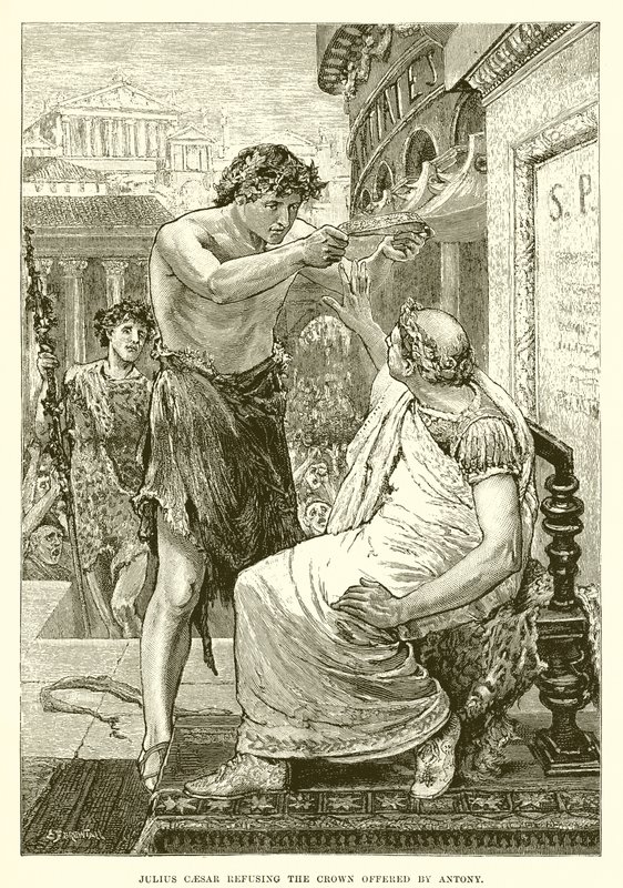 Jules César refusant la couronne offerte par Antoine - English School