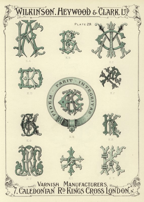 KA, KB, KC, KD, KE, KF, KG, KH, KJ, KI, KK - English School