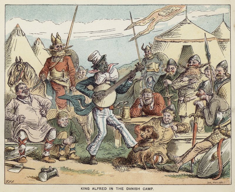 Le roi Alfred dans le camp danois - English School