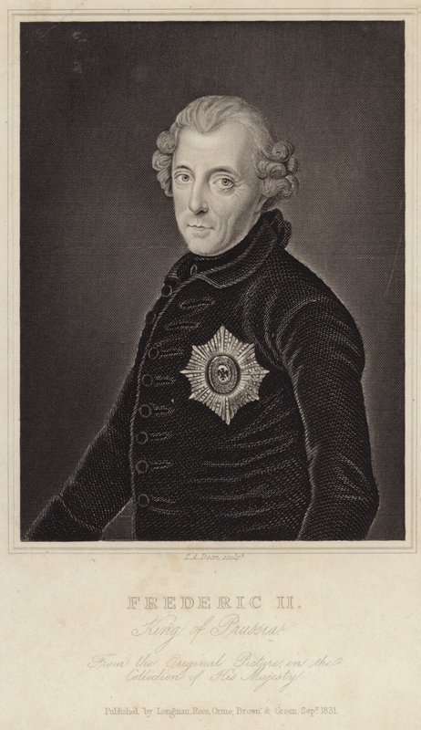 Le roi Frédéric II de Prusse - English School