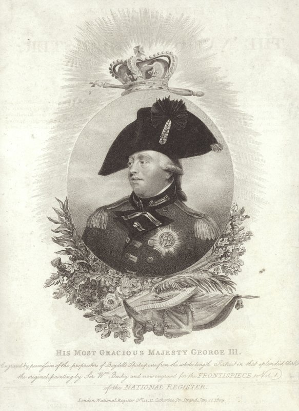 Roi George III de Grande-Bretagne et d
