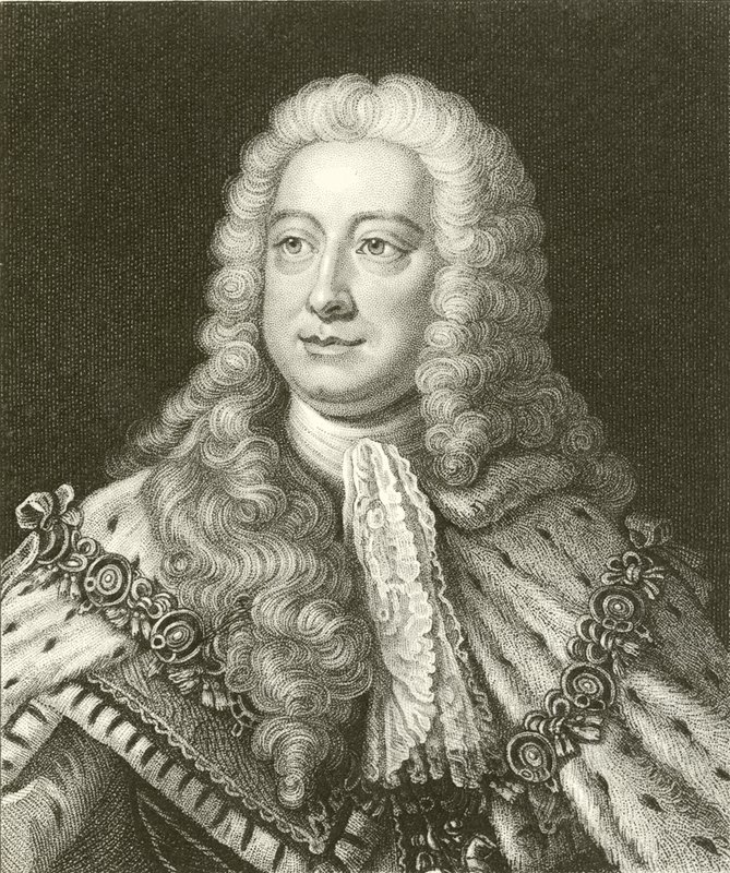 Le roi George II - English School