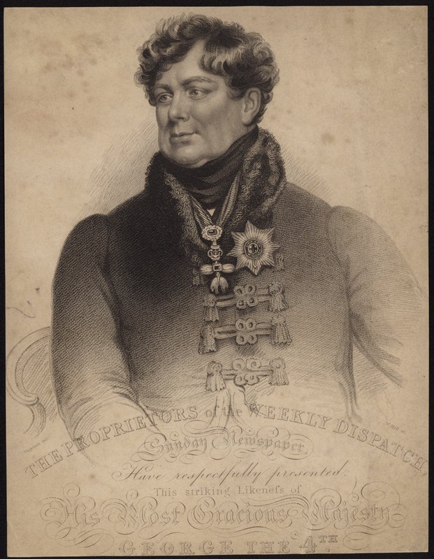 Roi George IV de Grande-Bretagne et d