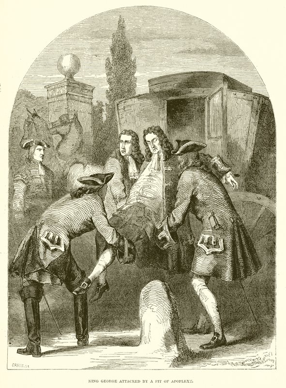 Le roi George attaqué par une crise d