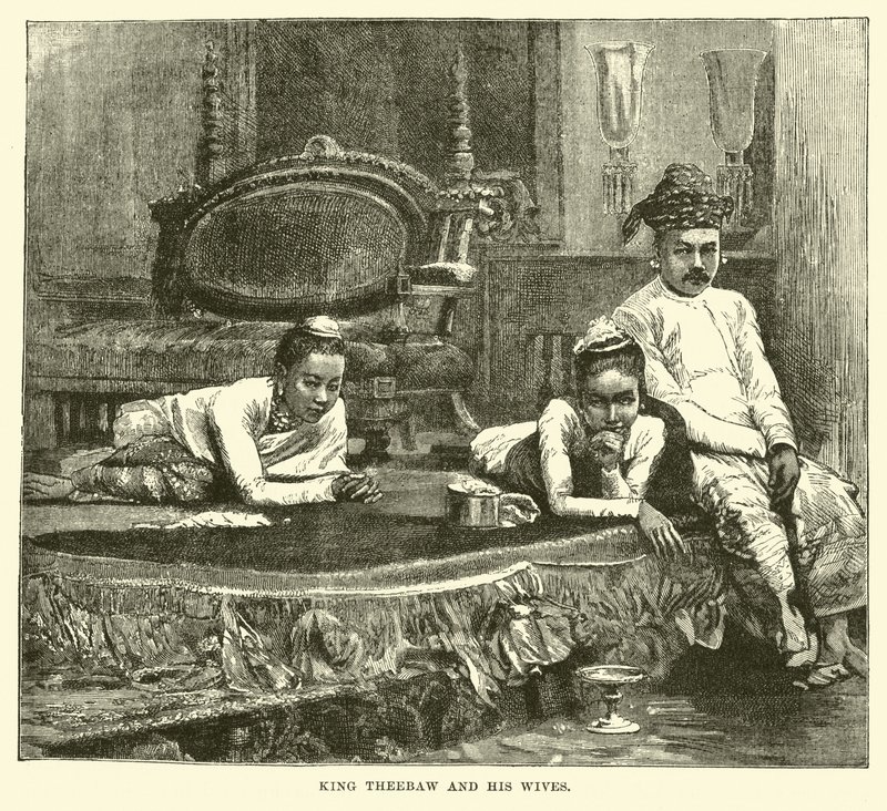 Roi Theebaw et ses épouses - English School