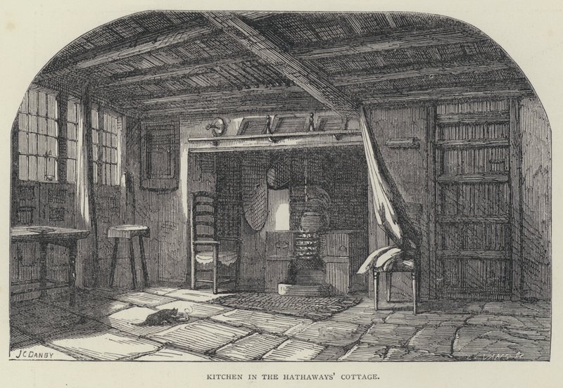 Cuisine dans le cottage des Hathaway - English School