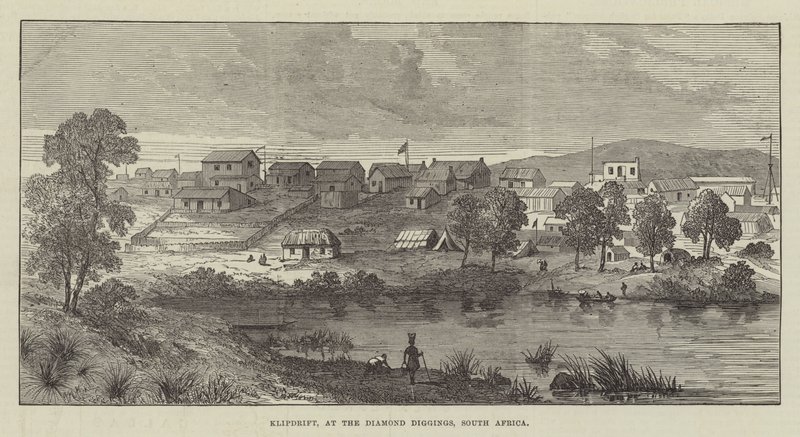 Klipdrift, aux Mines de Diamants, Afrique du Sud - English School