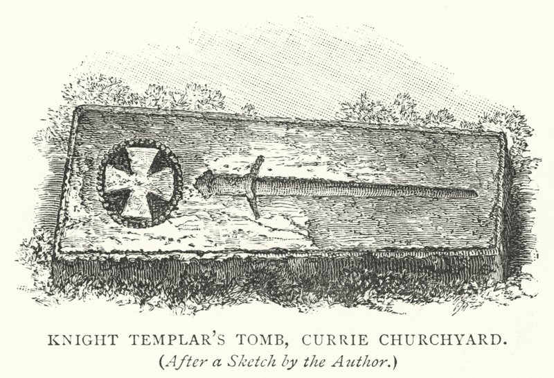 Tombeau du Chevalier Templier, cimetière de l