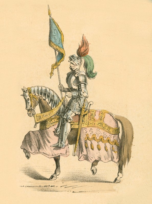 Chevalier en armure - English School