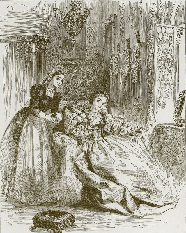 Dame Greensleeves - English School