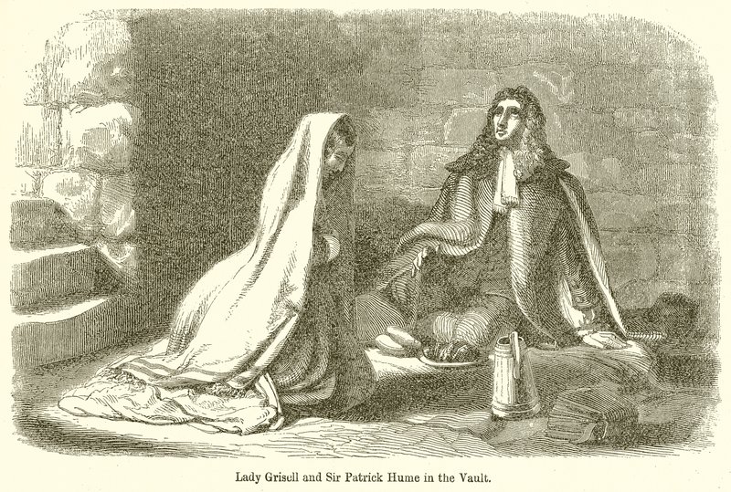 Lady Grisell et Sir Patrick Hume dans la Voûte - English School