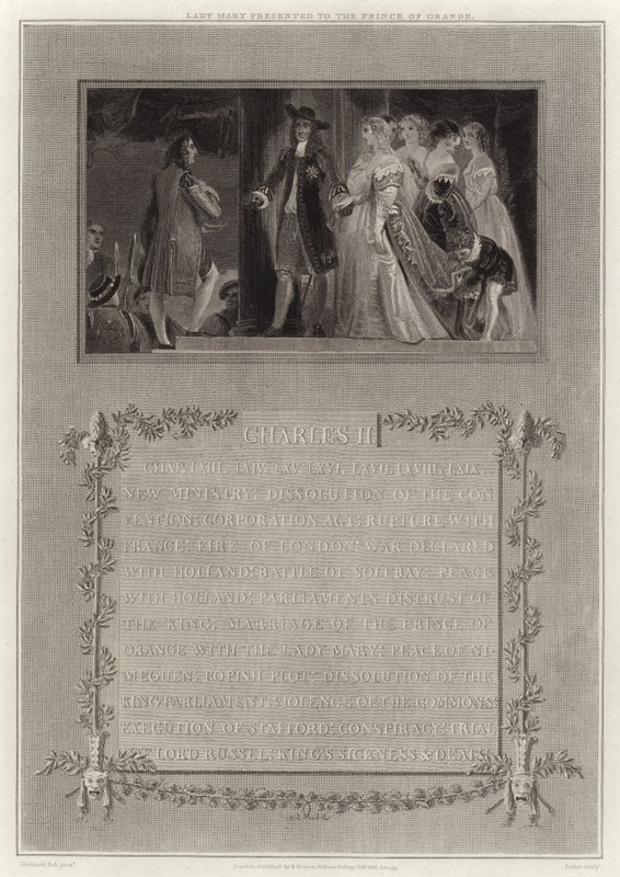 Lady Mary présentée au prince d