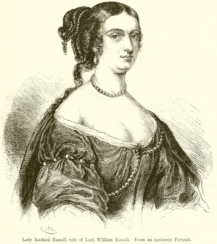 Lady Rachael Russell, épouse de Lord William Russell - English School