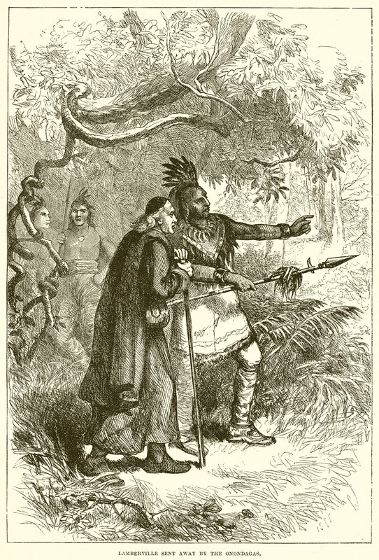 Lamberville expulsé par les Onondagas - English School