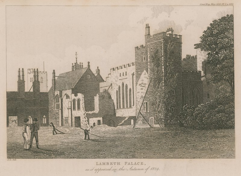 Palais de Lambeth tel qu