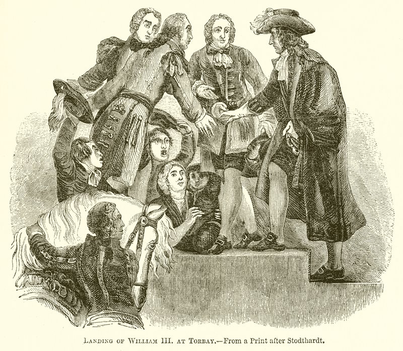 Débarquement de Guillaume III à Torbay - English School