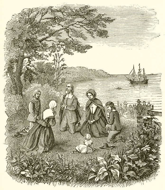 Débarquement des Pères Pèlerins - English School