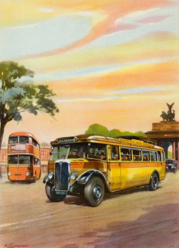 Départ de Londres pour Glasgow - English School
