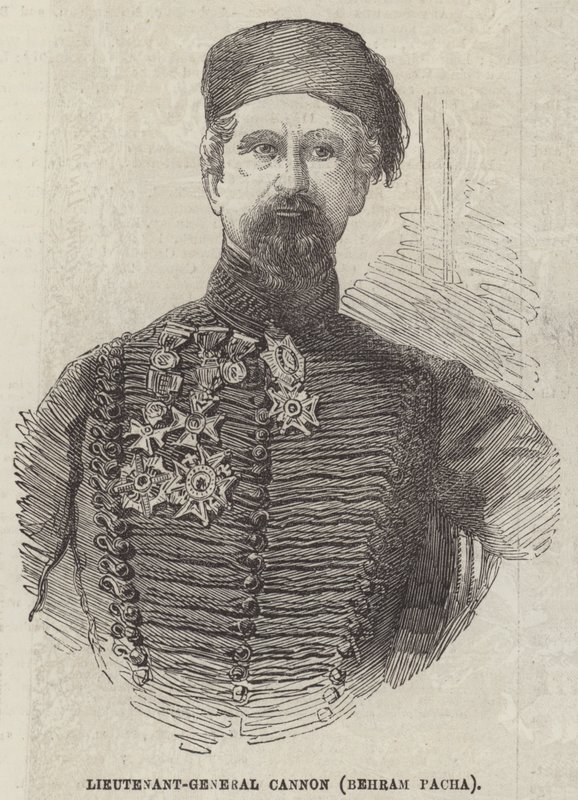 Lieutenant-général Cannon (Behram Pacha) (gravure) - English School