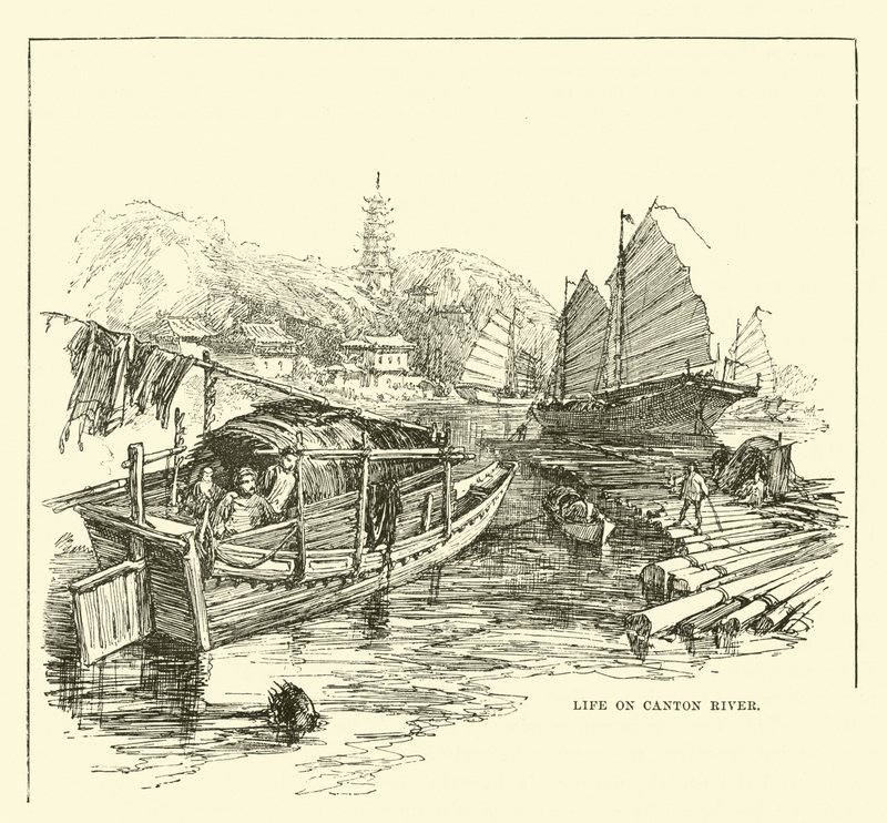 Vie sur le fleuve Canton - English School