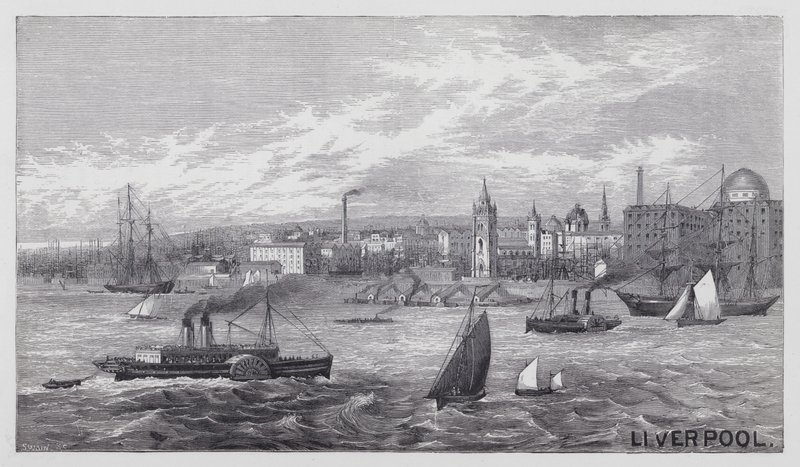 Liverpool (gravure) - English School