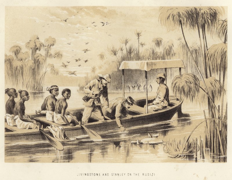 Livingstone et Stanley sur le Rusizi - English School